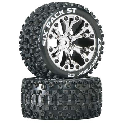 [ܼ] DTXC3561 [DURATRAX] Duratrax Six Pack ST 2.8 2WD Mounted Rear C2 Chrome (2)
