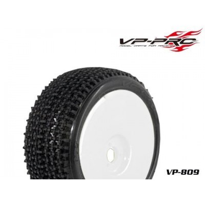[ܼ] VP809G-RW-UF [VP PRO RACING] (1:8  Ÿ̾  )̵ Blade Evo 1/8 Buggy Rubber Tyre[Preglued][White Dish Rim]Soft Flexx Ѻ 2