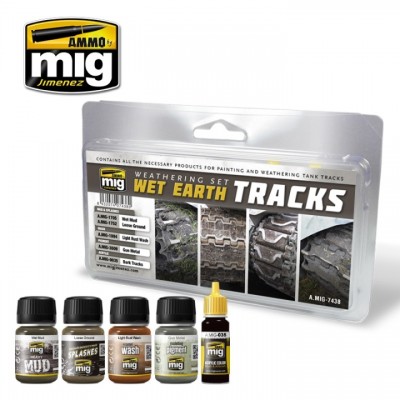 [ܼ] CG7438 [MIG AMMO] CG7438 WET EARTH TRACKS