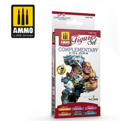 [ܼ] CG7032 [MIG AMMO] CG7032 COMPLEMENTARY COLORS. FIGURE SET