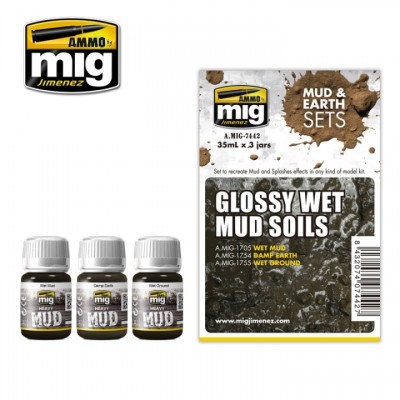 [ܼ] CG7442 [MIG AMMO] CG7442 GLOSSY WET MUD SOILS