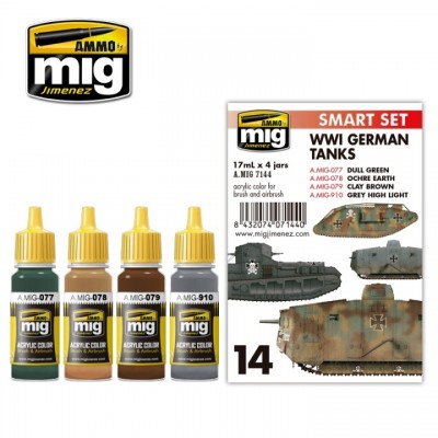[ܼ] CG7144 [MIG AMMO] CG7144 WWI GERMAN TANKS
