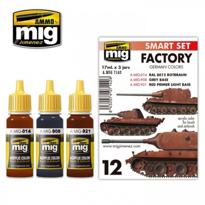 [ܼ] CG7142 [MIG AMMO] CG7142 GERMAN FACTORY COLORS