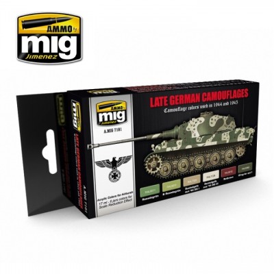 [ܼ] CG7101 [MIG AMMO] CG7101 LATE WAR GERMAN COLORS