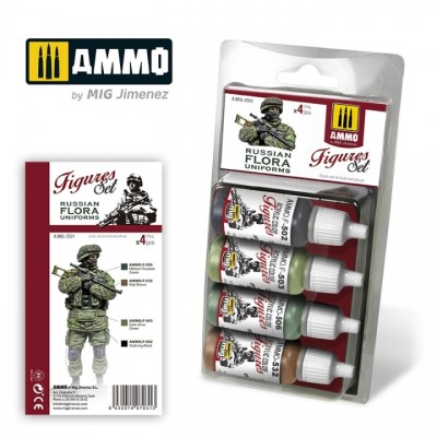 [ܼ] CG7031 [MIG AMMO] CG7031 RUSSIAN FLORA UNIFORMS. FIGURES SET