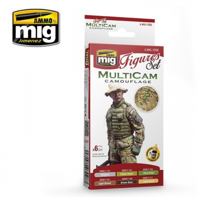 [ܼ] CG7028 [MIG AMMO] CG7028 MULTICAM CAMOUFLAGE SET