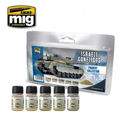 [ܼ] CG7454 [MIG AMMO] CG7454 ISRAELI CONFLICTS PIGMENT COLLECTION