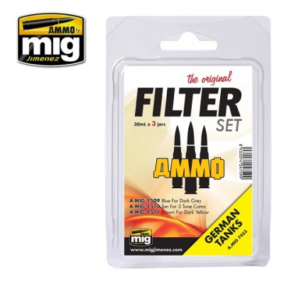 [ܼ] CG7453 [MIG AMMO] CG7453 FILTER SET FOR GERMAN TANKS