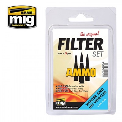 [ܼ] CG7450 [MIG AMMO] CG7450 FILTER SET FOR WINTER AND UN VEHICLES