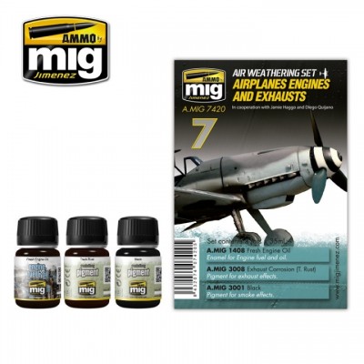 [ܼ] CG7420 [MIG AMMO] CG7420 AIRPLANES ENGINES AND EXHAUST
