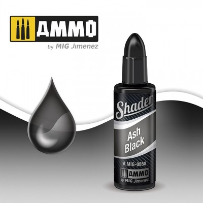 [ܼ] CG0858 [MIG AMMO] [10ml] CG0858 ASH BLACK SHADER