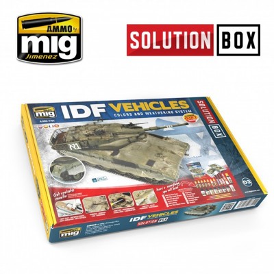 [ܼ] CG7701 [MIG AMMO] CG7701 IDF VEHICLES SOLUTION BOX