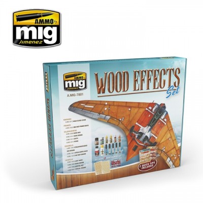 [ܼ] CG7801 [MIG AMMO] CG7801 WOOD EFFECTS SET