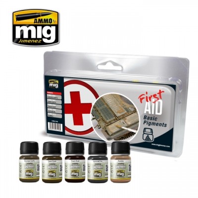 [ܼ] CG7448 [MIG AMMO] CG7448 FIRST AID BASIC PIGMENTS