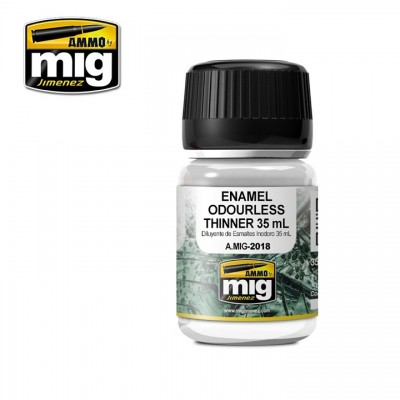 [ܼ] CG2018 [MIG AMMO] [35ml] CG2018 ENAMEL ODOURLESS THINNER 35 ml