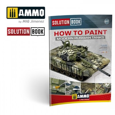 [ܼ] CG6518 [MIG AMMO] CG6518 SOLUTION BOOK HOW TO PAINT MODERN RUSSIAN TANKS - Multilingual
