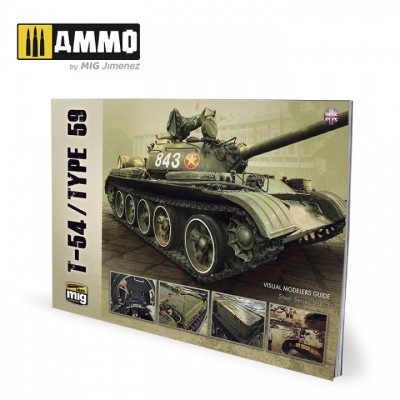 [ܼ] CG6032 [MIG AMMO] CG6032 T-54/TYPE 59 - VISUAL MODELERS GUIDE (English)