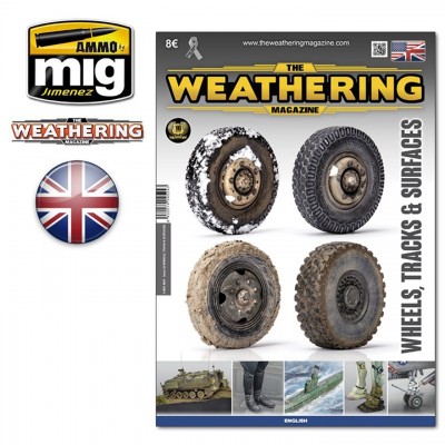 [ܼ] CG4524 [MIG AMMO] CG4524 TWM Issue 25 WHEELS, TRACKS & SURFACES - English
