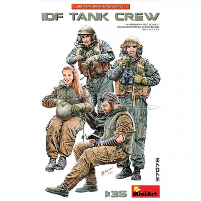 [ܼ] BE37076 [Miniart] BE37076 1/35 IDF Tank Crew