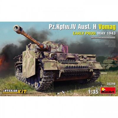 [ܼ] BE35298 [Miniart] BE35298 1/35 Pz.Kpfw.IV Ausf. H Vomag. Early Prod. May 1943. Interior Kit