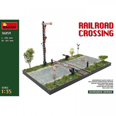 [ܼ] BE36059 [Miniart] BE36059 1/35 Railroad Crossing - ,Ǯ,   