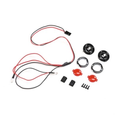 [ܼ] LOS240015 [TEAM LOSI] Front LED Headlight Set, Grave Digger: LMT