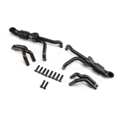 [ܼ] LOS241035 [TEAM LOSI] 4n1 Collective Headers, Silver: LMT