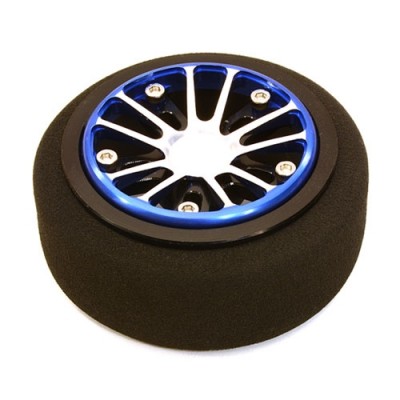 [ܼ] C26896BLUEBLACK [INTEGY] (Ÿ ۽ű   ȣȯ) Billet Aluminum T2 Steering Wheel for Futaba 3PV 4PL S 4PV 4PX 4PX R 7PX Radios