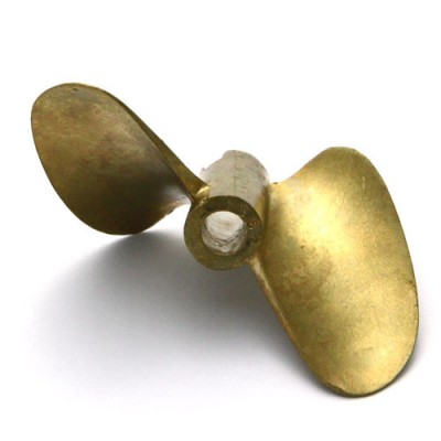 [ܼ]  [TFL] Boat Prop 2B 67mm x 6.35mm x 1.6 Pitch Metal (5B12*67)