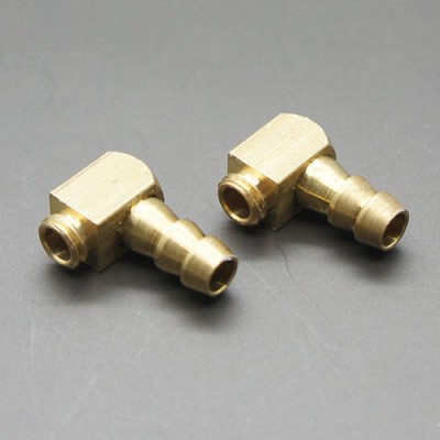 [ܼ]  90 Degree Water Tube Connector M6 thread 2pcs (521B96)