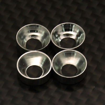 [ܼ]  [TFL] Aluminum Cone Washer 4mm 4pcs (512B66)