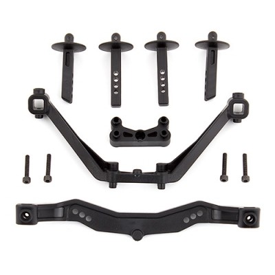 [ܼ] AA71123 [TEAM ASSOCIATED] AA71123 SC6.1 Body Mounts, front and rear