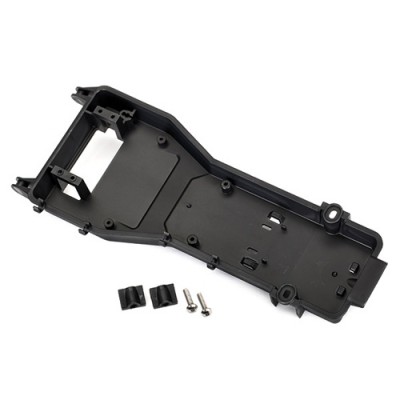 [ܼ] AX5772 [Traxxas] AX5772 Radio tray/ radio tray retainer (2)/ 4x16mm BCS (stainless) (2)