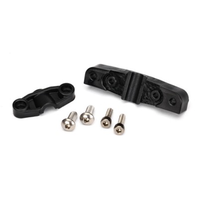 [ܼ] AX5778 [Traxxas] AX5778 Mount, stuffing tube (upper & lower)/ 4x10mm BCS (stainless) (2)/ 3x10mm CS (stainless) (2)