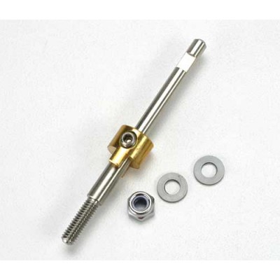 [ܼ] AX1529X [Traxxas] AX1529X Propeller shaft (1) for 3/16 ID propellers/ drive dog (1)/ 4.0 GS (1)/ 4x8mmTW (2)/ 4.0 NL (1). (2 sets req. for Villain EX)