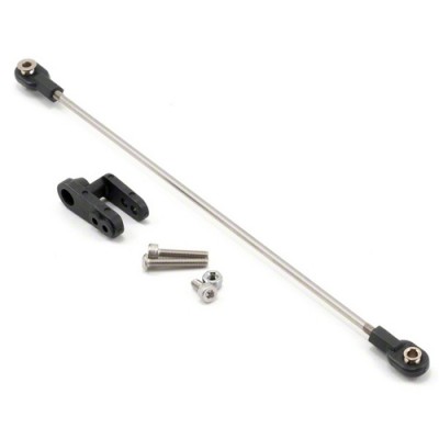 [ܼ] AX5741 [Traxxas] AX5741 Rudder pushrod assembled/ servo horn/ 3x18mm BCS (stainless) (1)/ 3x15mm CS (stainless) (1)/ 3x6mm CS (stainless) (1)/ NL 3.0 (1)