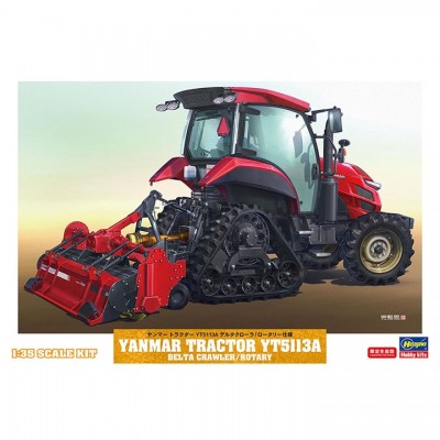 [ܼ] BH66107 [Hasegawa] BH66107 1/35 Yanmar Tractor YT5113A Delta Crawler/Rotary Type