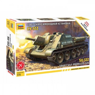 [���ܼ�] BZ5043 [Zvezda] BZ5043 1/72 SU-122 Soviet Tank Destroyer