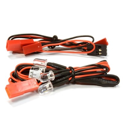 [���ܼ�] C26119RED [INTEGY] 5mm LED (4) for 1/10 SCX-10, Scale Crawler, Off-Road, On-Road Touring & Drift C26119RED