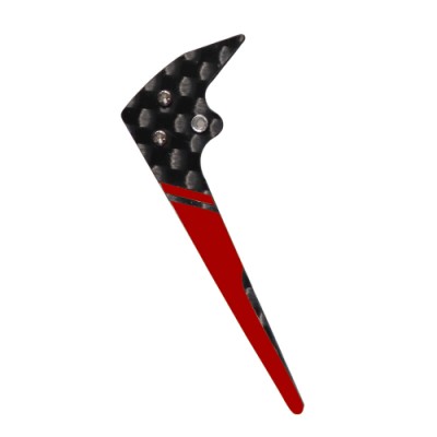 [ܼ] RKH01554-R [RAKONHELI] Blade mCPX BL2 - CNC Delrin Carbon Vertical Tail Fin Set ɼ