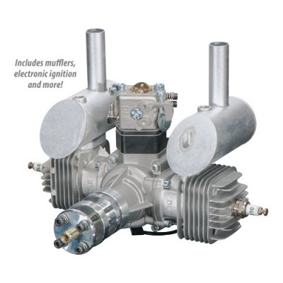 [ܼ] DLEG0040 [DLE Engines] DLE-40cc Twin Gas w/Elec Ignition
