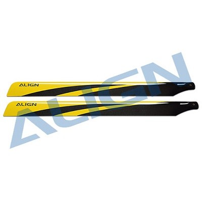 [ܼ] HD650AT [ALIGN] 650 Carbon Fiber Blades - Yellow
