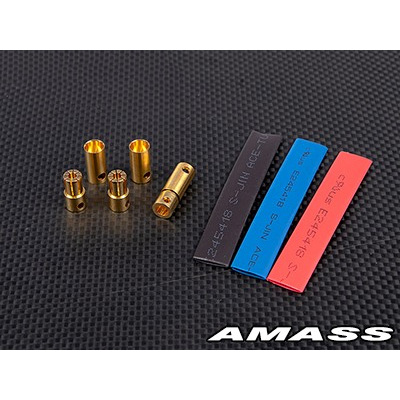 [ܼ] AM-GC6510 [AMASS] G6.5 Gold Connecter (6.5mm, ϼ 3)