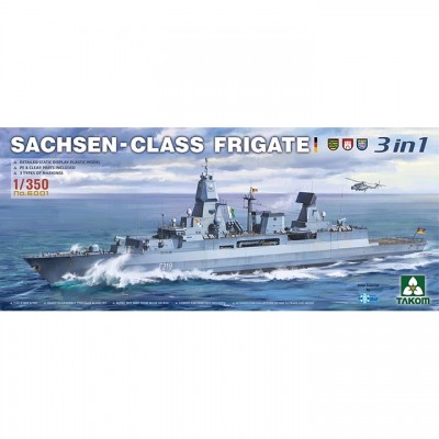 [���ܼ�] BT6001 [Takom] BT6001 1/350 Sachsen-Class Frigate 3 in 1