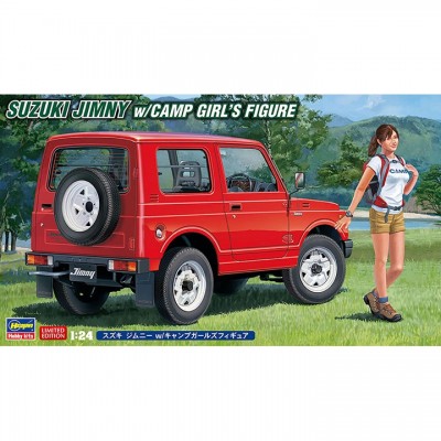[ܼ] BH52301 [Hasegawa] BH52301 1/24 SP501 Suzuki Jimny w/Camp Girls Figure