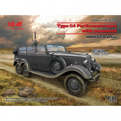 [ܼ] BICM35530 [ICM] BICM35530 1/35 Type G4 with armament, WWII German Car