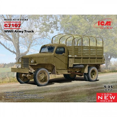 [ܼ] BICM35593 [ICM] BICM35593 1/35 G7107 WWII Army Truck