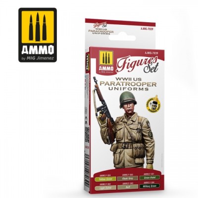 [ܼ] CG7039 [MIG AMMO] CG7039 WWII US Paratroopers Uniforms