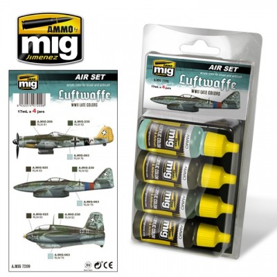 [ܼ] CG7209 [MIG AMMO] CG7209 LUFTWAFFE WWII LATE COLORS
