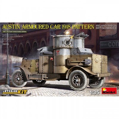 [ܼ] BE39016 [Miniart] BE39016 1/35 Austin Armoured Car 1918 Pattern.Ireland 1919-21.British Service.Interior Kit